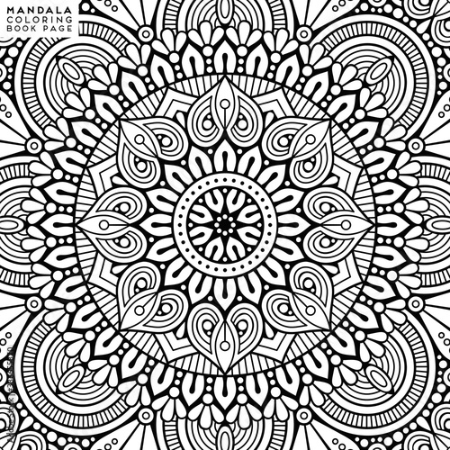 Mandala Coloring Illustration