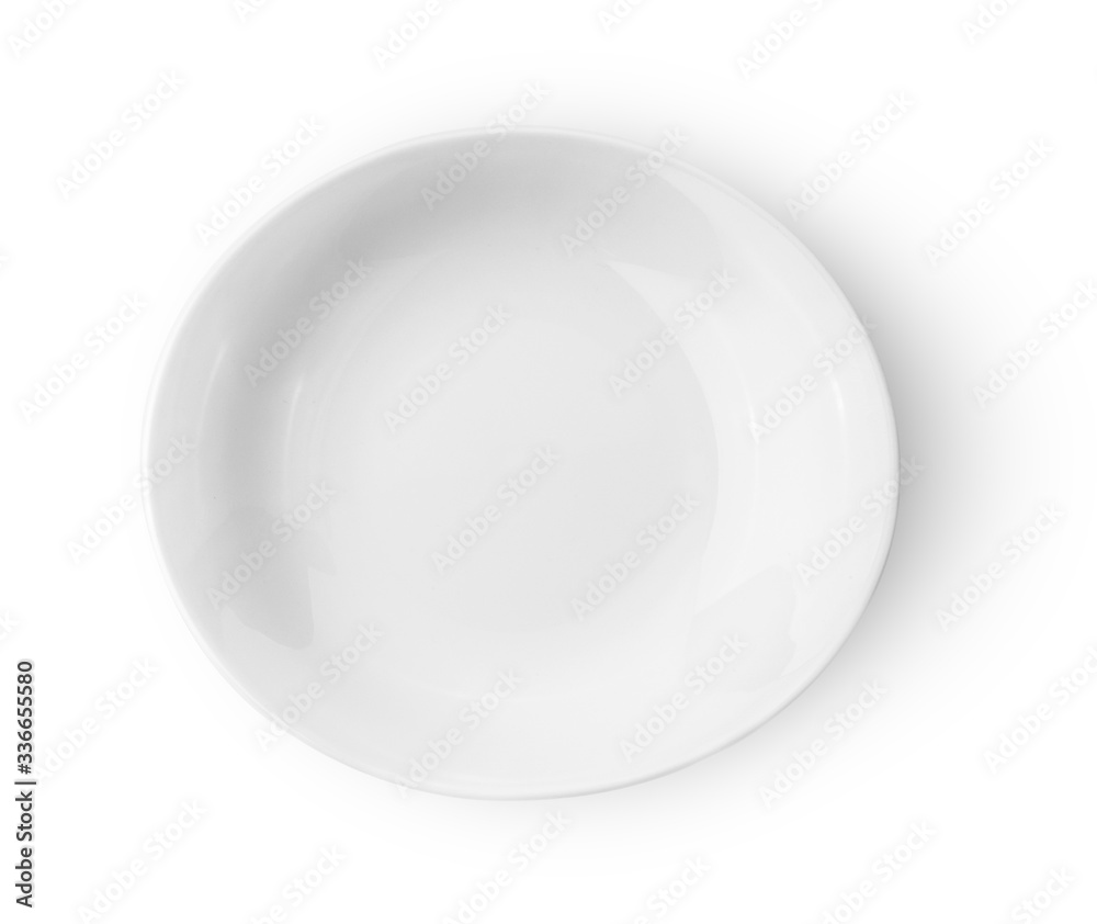 white ceramics plate isolated on white background white ceramics plate isolated on white background