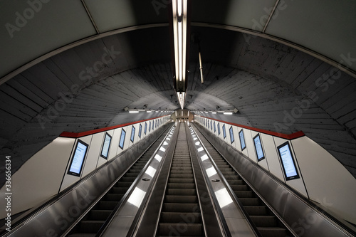 Metro station in Vienna