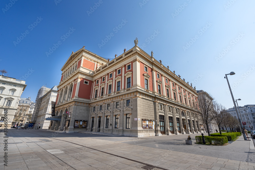 Musikverein building in Vienna