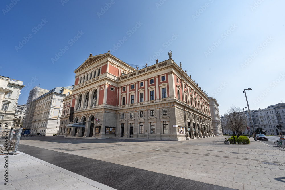 Musikverein building in Vienna