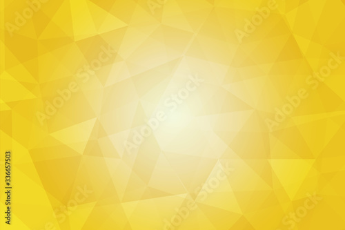 pattern of yellow geometric shapes with light middle abstract background