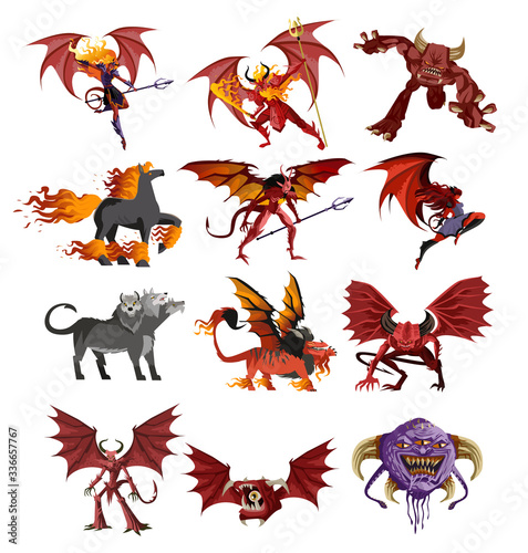 demons,devils and creatures collection © matiasdelcarmine