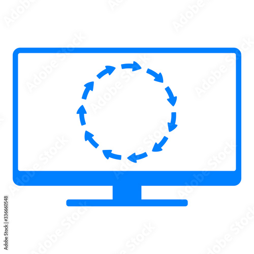Pfeile und Monitor