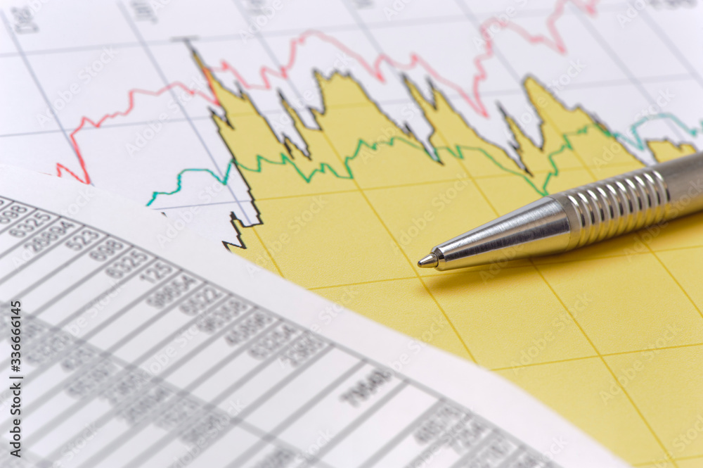 financial chart of stock and exchange market financial chart of stock and exchange market