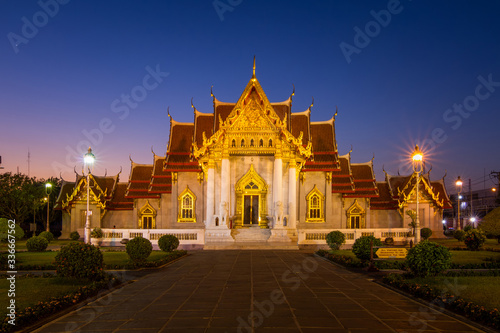 Wat Benchamabopit Dusitvanaram in Bangkok, Thailand © AlexPhototest