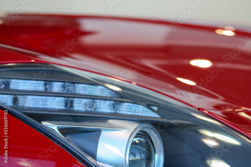 Close up of sports car headlight © hanjosan