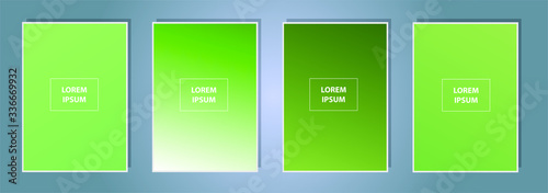 Set of Vector EPS 10 illustration Gradient Background Texture. Template for design, banner, flyer, business card, poster, wallpaper, brochure, smartphone screen, mobile app.