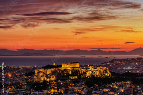 The Acropolis at Sunset