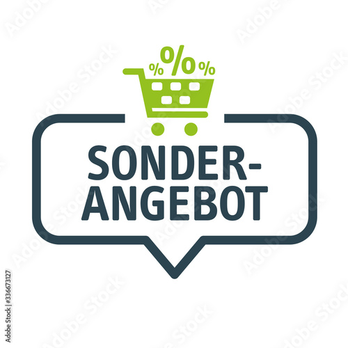 Sprechblase "Sonderangebot"