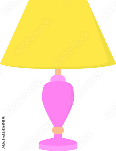 An illustration icon of a Lamp