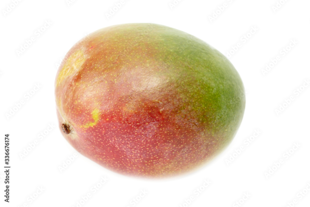 Ripe mango isolated on a white background. Ripe mango isolated on a white background.