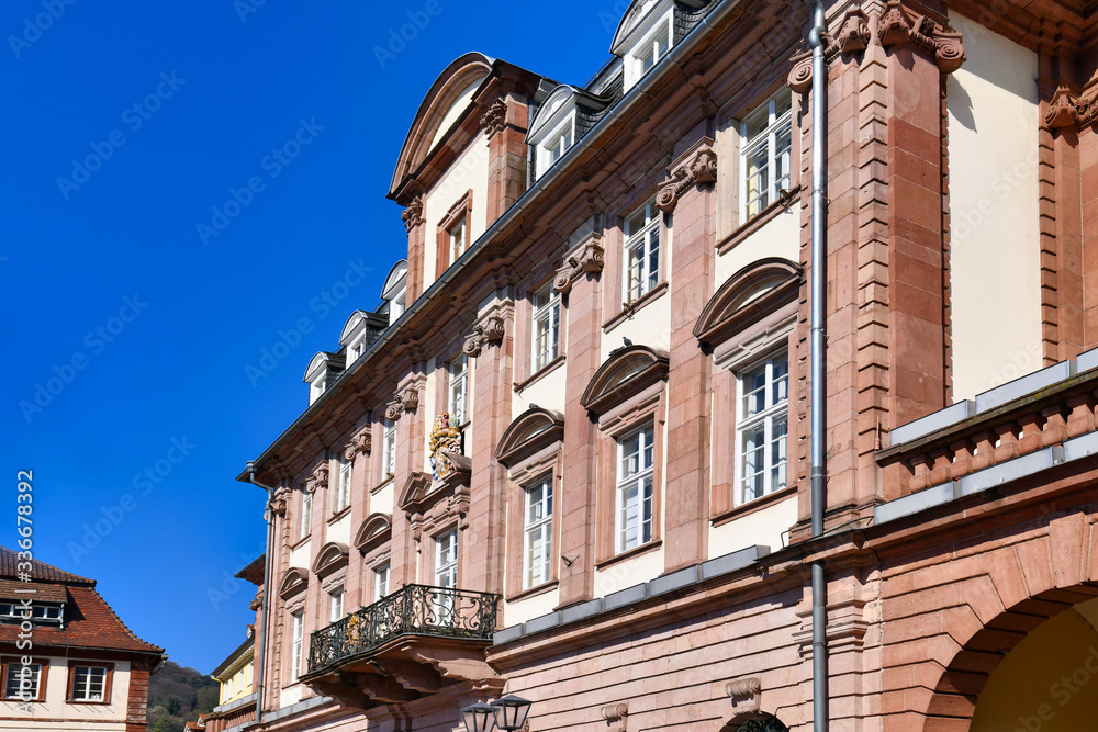 Heidelberg, Germany , Historic baroque architecture style city town hall of Heidelberg