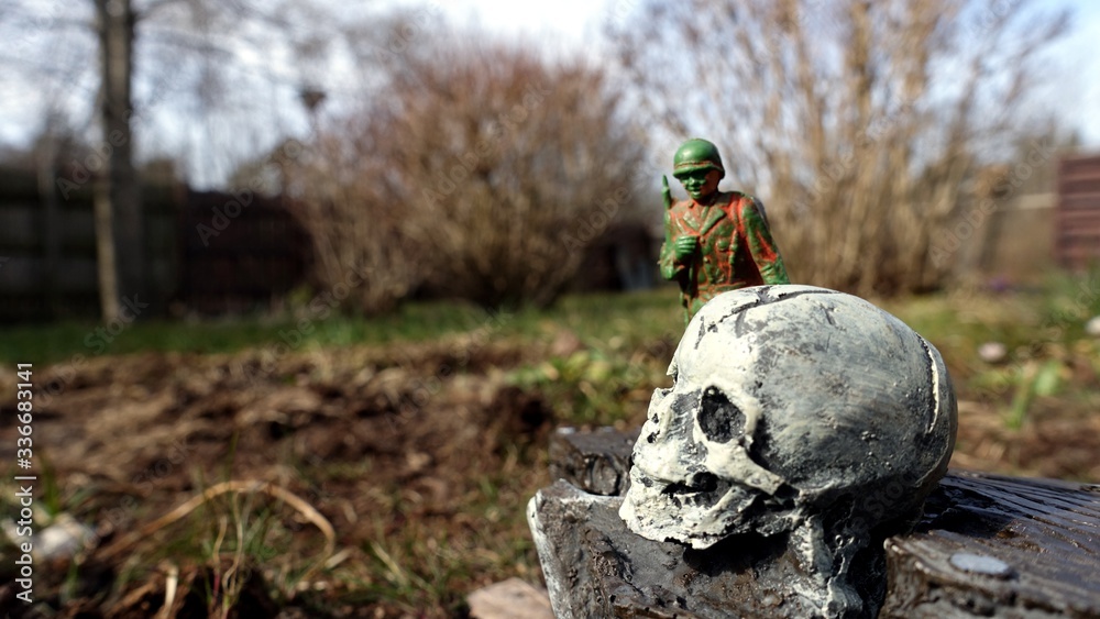 A soldier in war always walks with, together and towards death A soldier in war always walks with, together and towards death