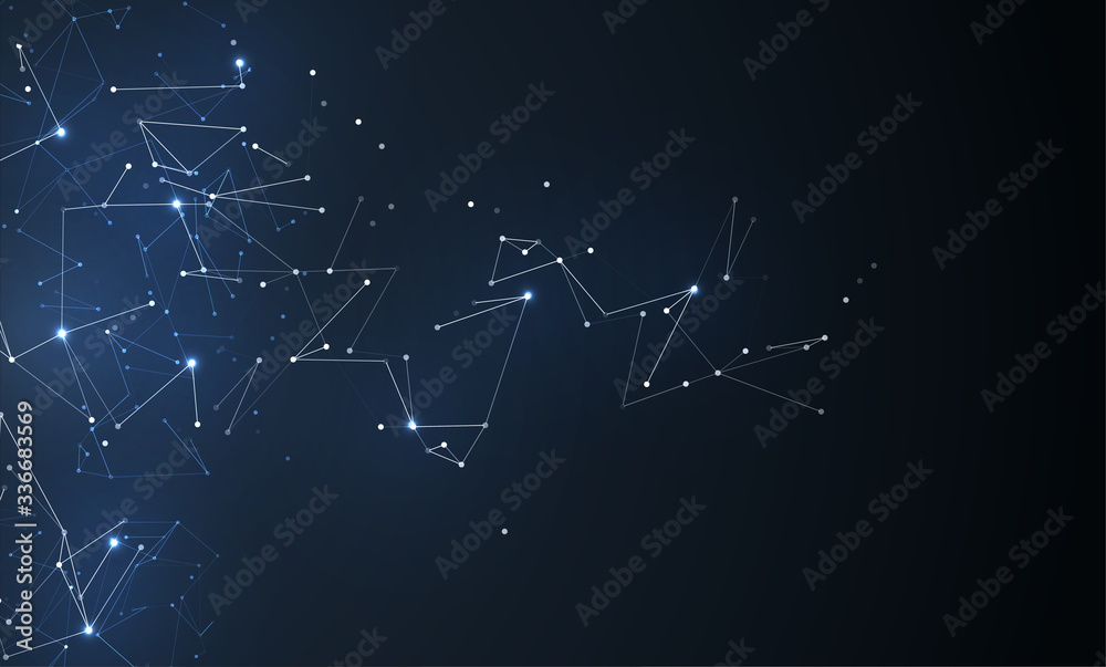 Abstract polygonal space