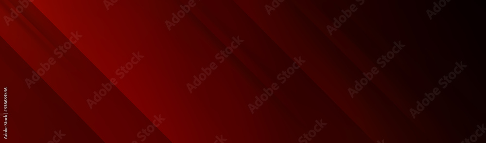 Red background with dark edges for wide banner