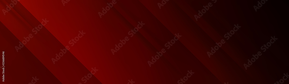 Obraz premium Red background with dark edges for wide banner