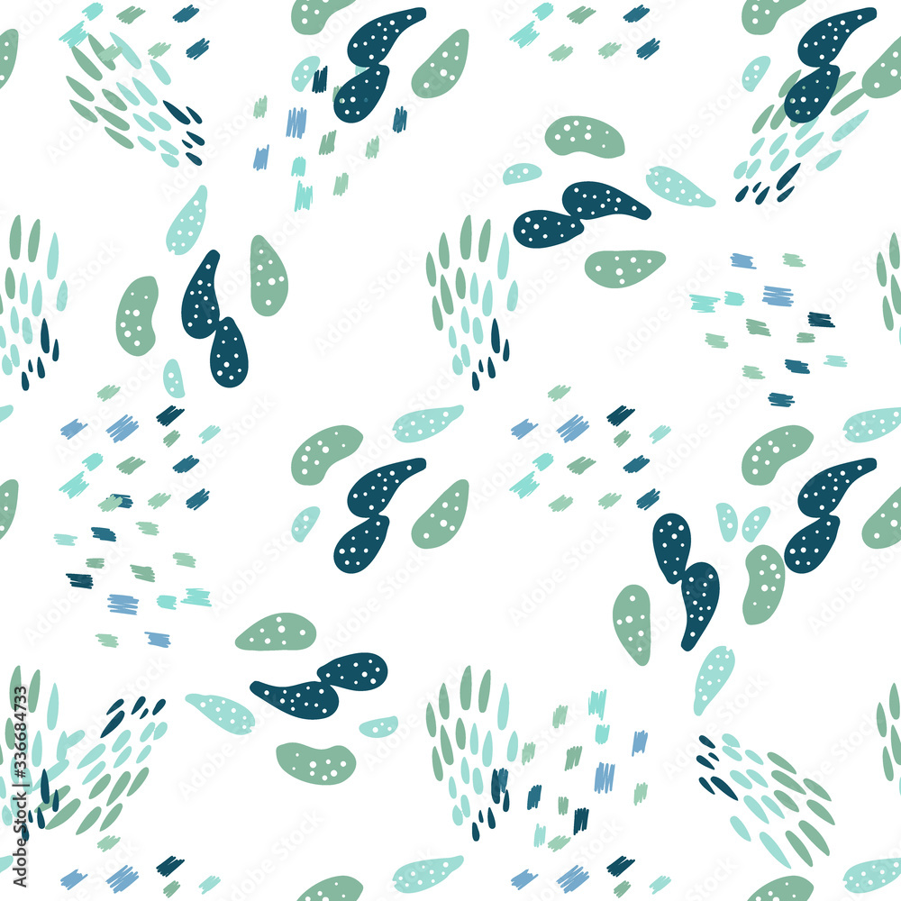 Naklejka premium Colorful abstract hand drown pattern