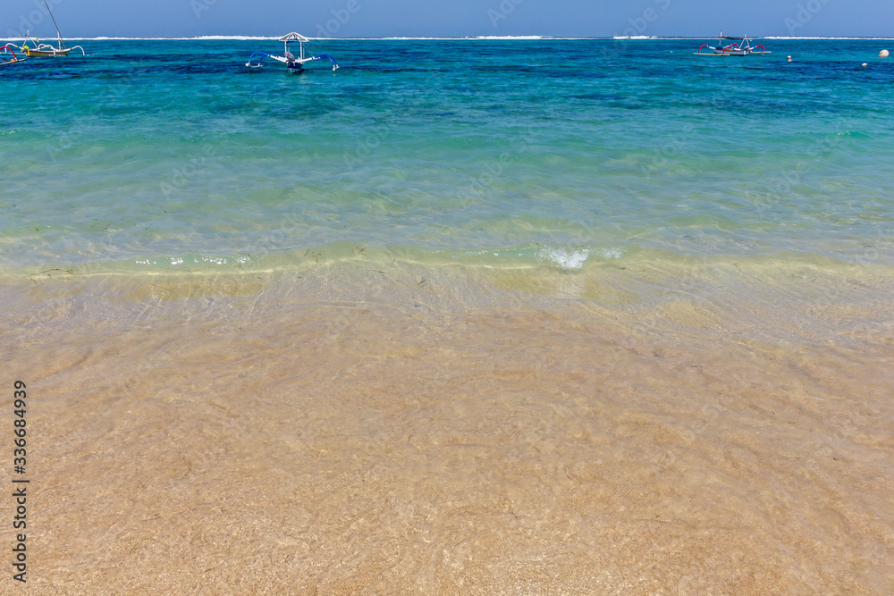 Fototapeta premium Sandy beach in Bali, Indonesia