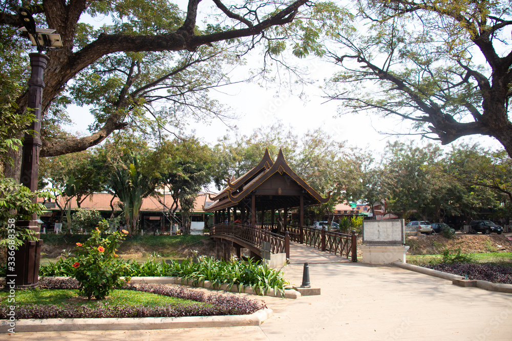 A beautiful view of Siem Reap city at Cambodia.