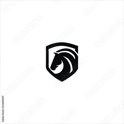Animal horse logo vector design templates photo