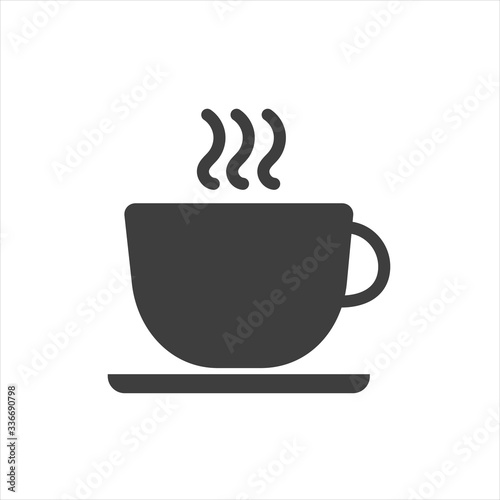 Cup of coffee icon on a white background