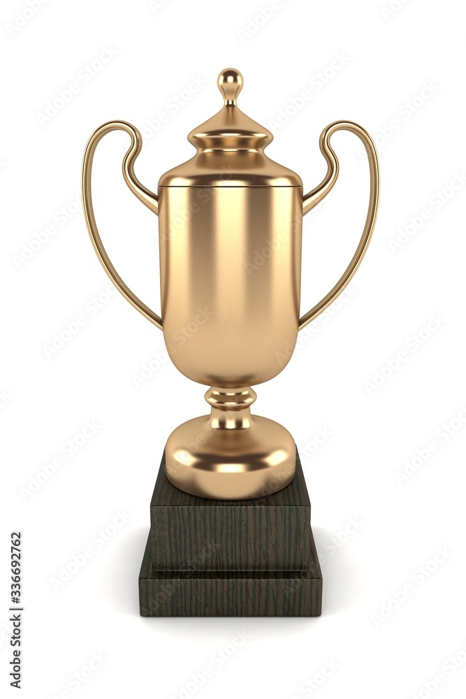 Competition Trophy 3D Rendering Illustration