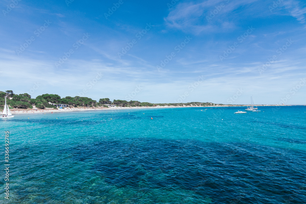 Beach, Ses Salines Natural Park, Ibiza, Spain, Europe
