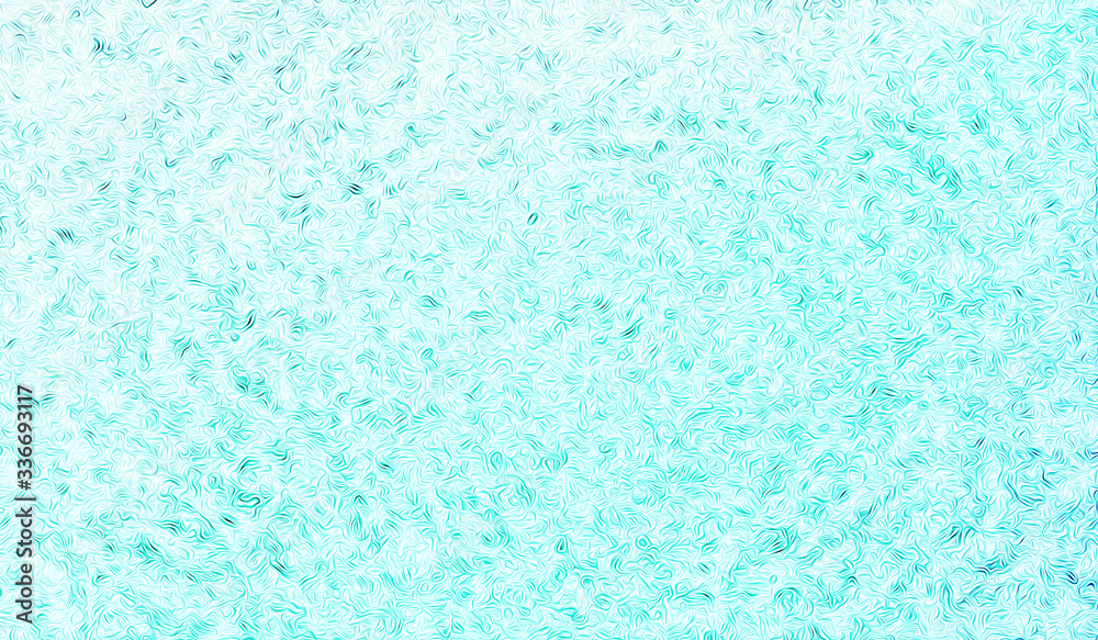 abstract blue background with snow