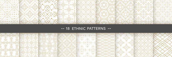 Papier peint photo Style bohème Collection motifs ethniques bohèmes géométriques  © Viktoriia
