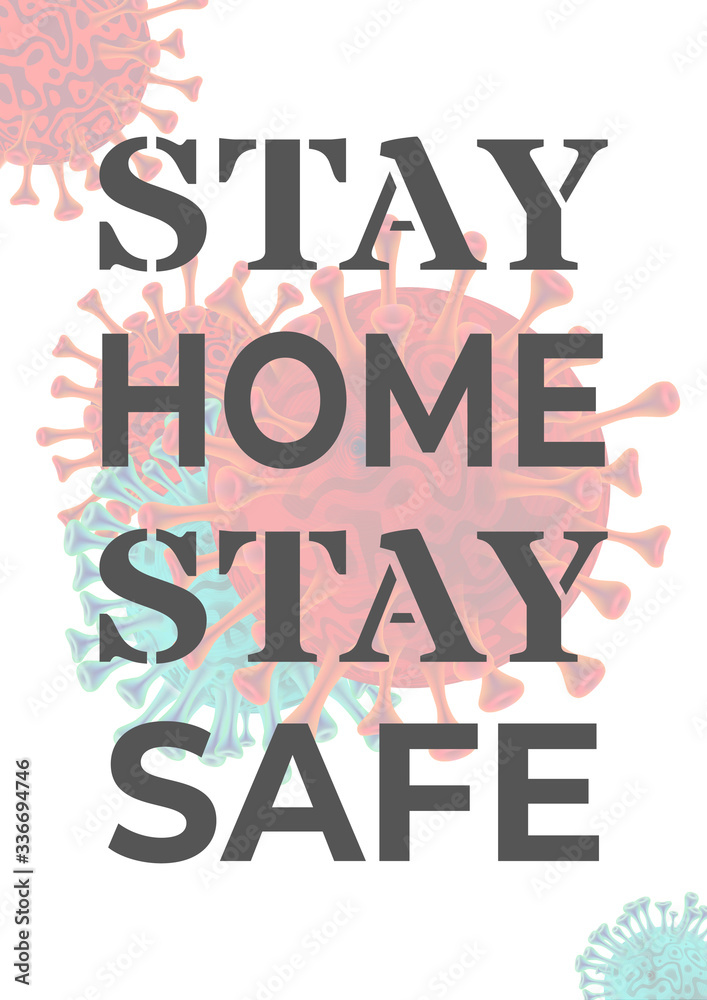 Stay home, stay safe poster design vector. Cute Lettering typography design for self protection times and home awareness social media campaign and coronavirus prevention - Vector illustration. Stay home, stay safe poster design vector. Cute Lettering typography design for self protection times and home awareness social media campaign and coronavirus prevention - Vector illustration.