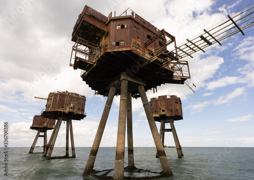 Redsands Fort, part of the Maunsell Forts in the Thames Estuary.