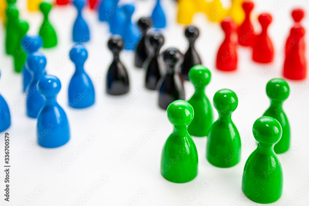 Abstract image of game figurines creating a network
Abstract image of game figurines creating a network
