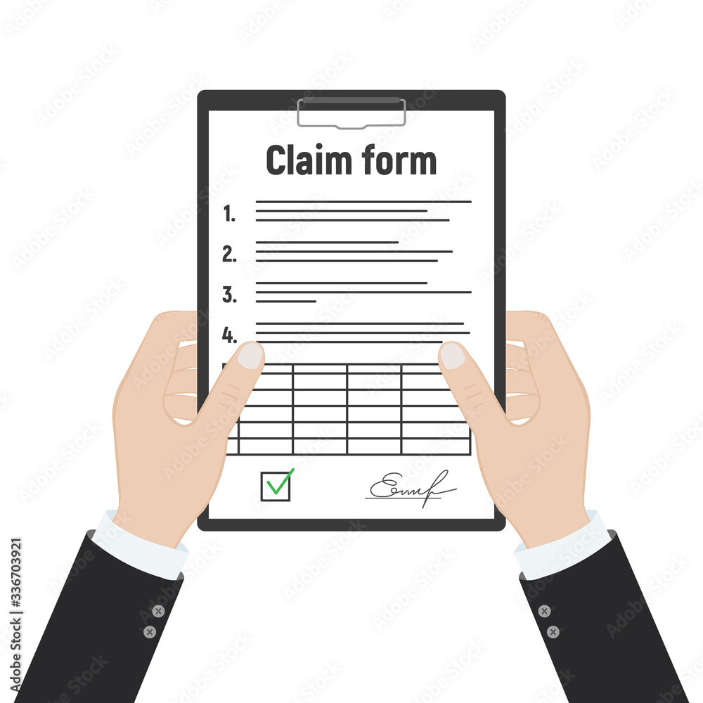 Insurance claim form. Accident concept. Man writes form. Transport incident. Insurance claim form. Accident concept. Man writes form. Transport incident.