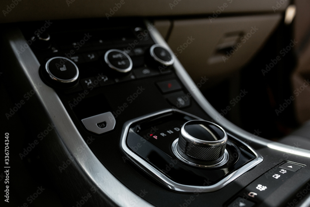 Details of the car interior | EKATERINBURG, RUSSIA - 28 AUGUST 2018. Details of the car interior | EKATERINBURG, RUSSIA - 28 AUGUST 2018.