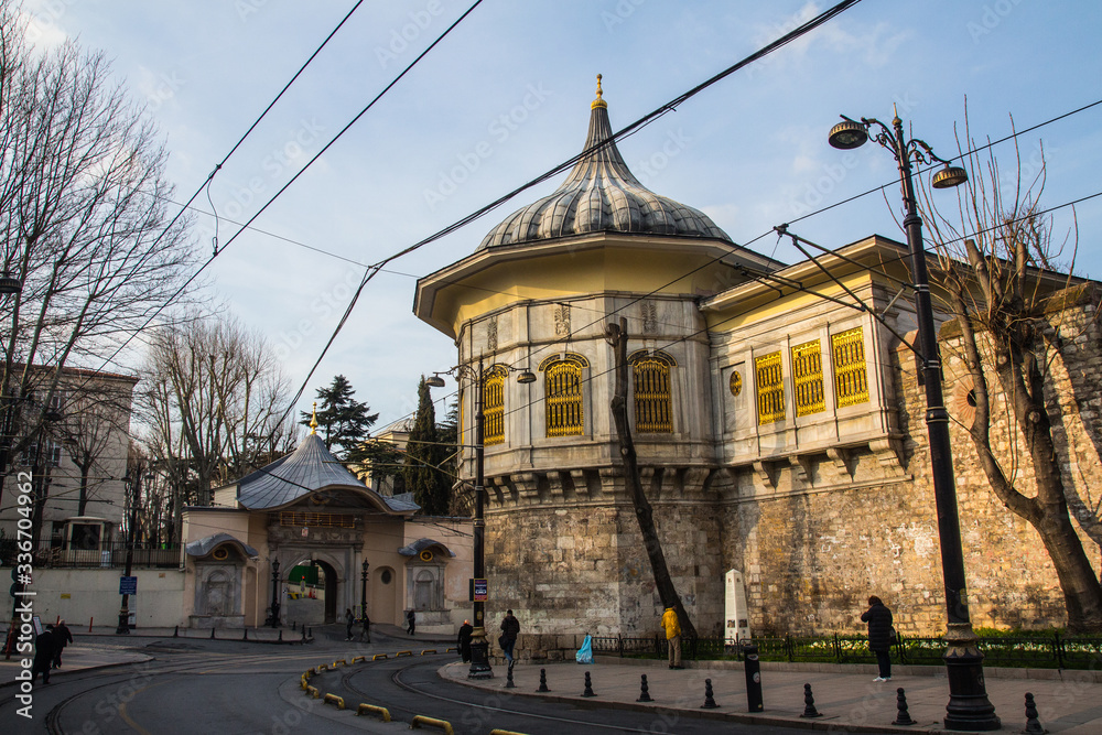 Beautiful Alay Pavilion on Istanbul Street. Turkey