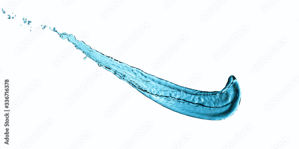 Splash water shape isolated on white background. Splash water shape isolated on white background.