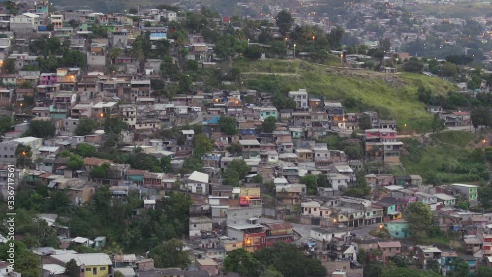 A residential neighborhood in the hills of Tegucigalpa, Honduras A residential neighborhood in the hills of Tegucigalpa, Honduras