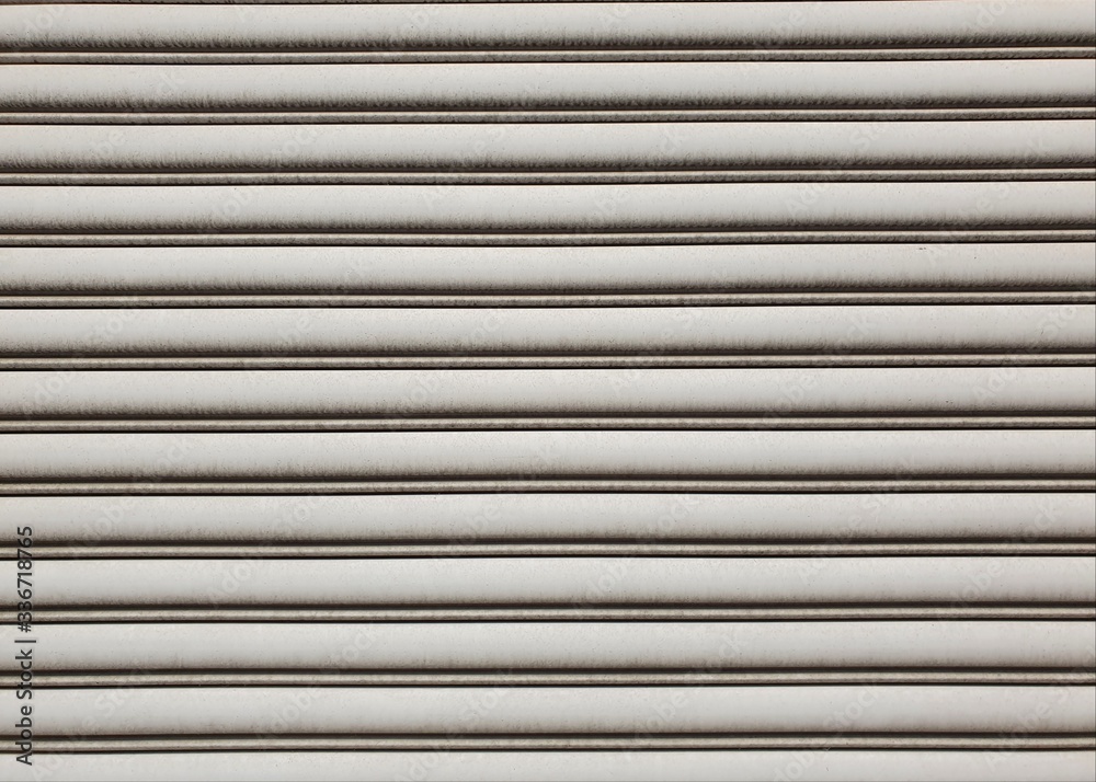 Steel roller shutter door background Steel roller shutter door background