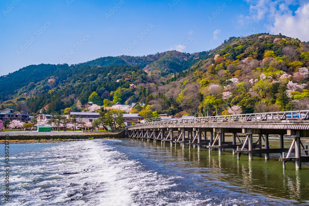 京都の観光地 嵐山の風景 日本