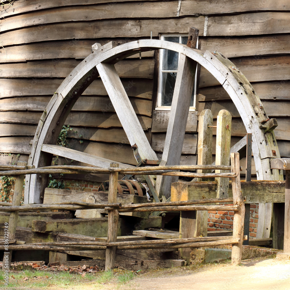 wheel of a watermill in Bokrijk, Belgium wheel of a watermill in Bokrijk, Belgium