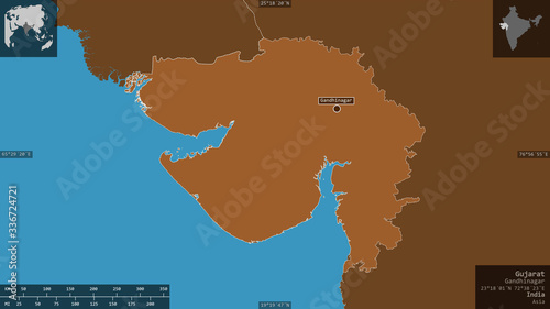 Gujarat, India - composition. Pattern photo