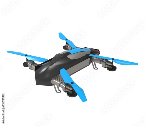 3d illustration of the drone
