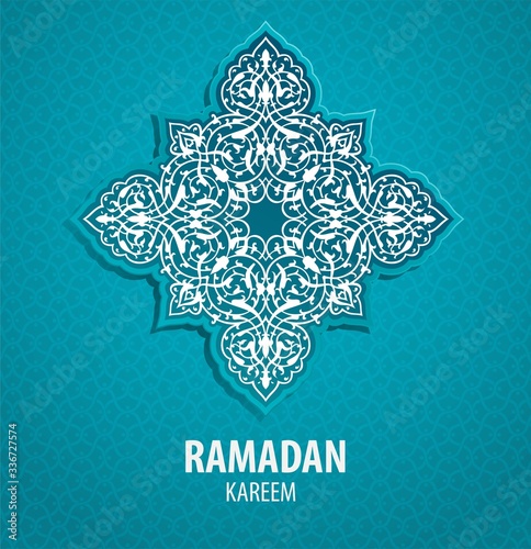 Stock vector islam ramadan background. Greeting card.