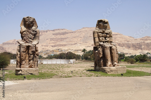  Colossi of Memnon in Egypt