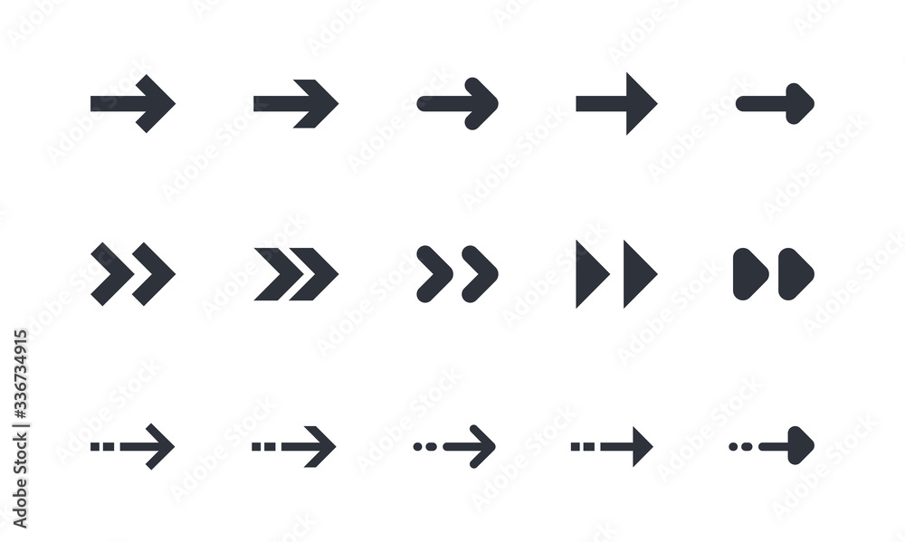 Arrow icon,set of arrows Arrow icon,set of arrows