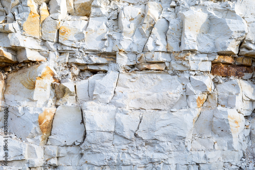 Fototapeta premium detail of limestone rocks
