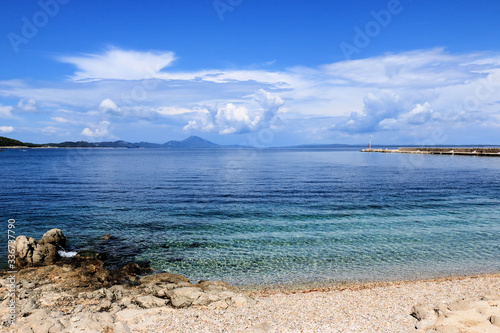 Fototapeta Naklejka Na Ścianę i Meble -  beach and sea in Rovenska, island Losinj, Croatia