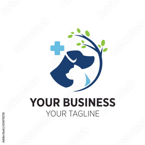 Dog and Cat Health Logo for Animal health, veterinary, medical business