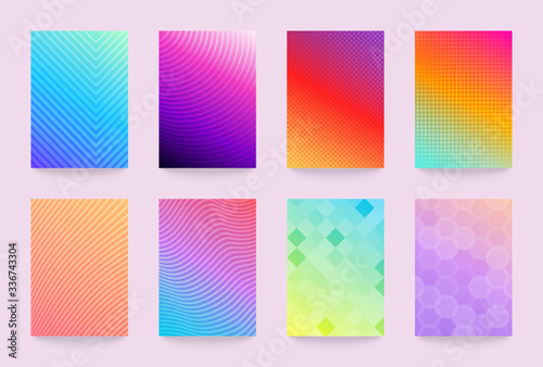 Minimal vector abstract cover notebook design. Planner and diary bright and pastel cover for print. Abstract design for copybook brochures and school books. Notebook, brochure, magazine template